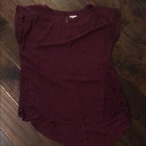 Maroon Blouse